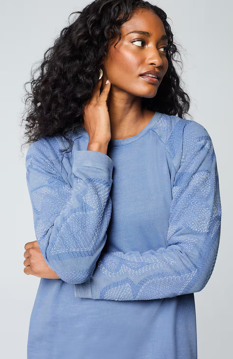 Pure Jill Organically Grown Cotton Sweatshirt