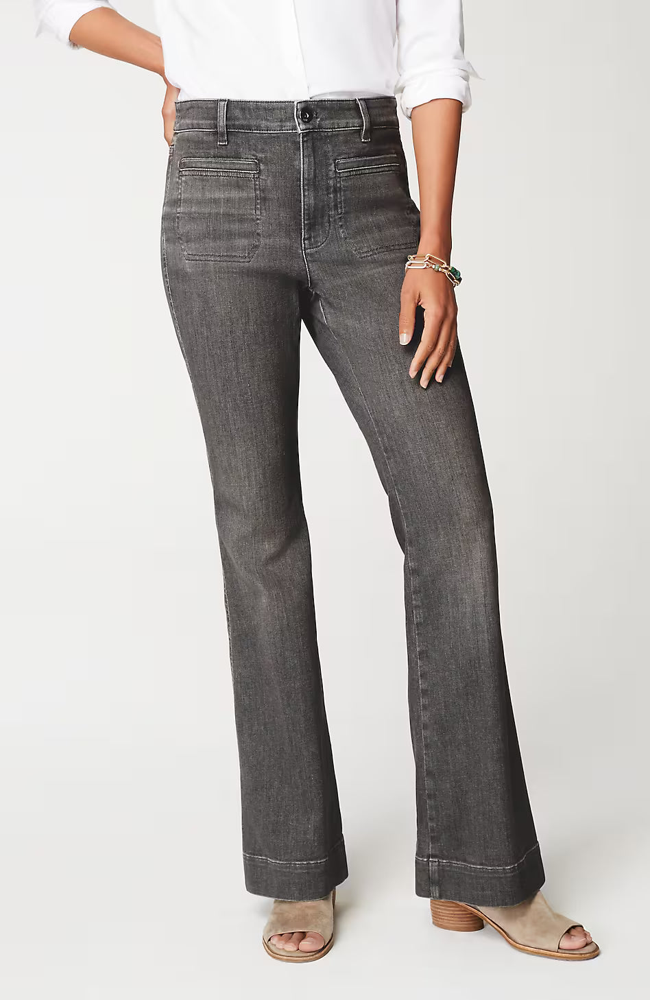 High-Rise Flare Jeans