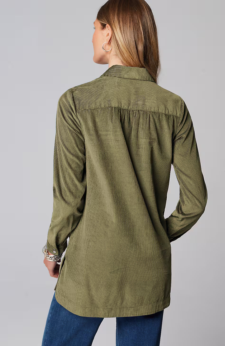 Corduroy A-Line Tunic