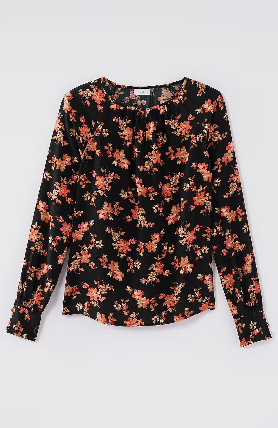 Floral-Printed Pullover Top
