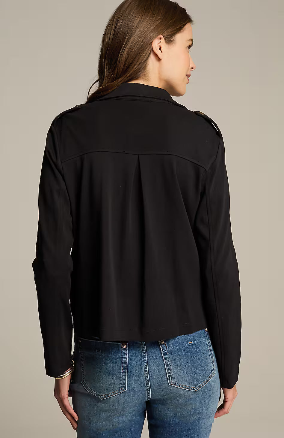 Knit Military Jacket