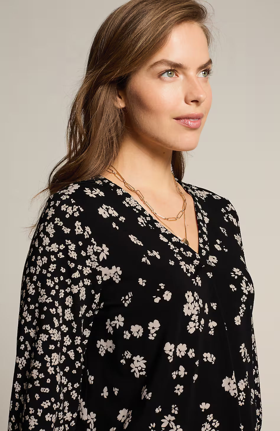 Mixed-Florals Top