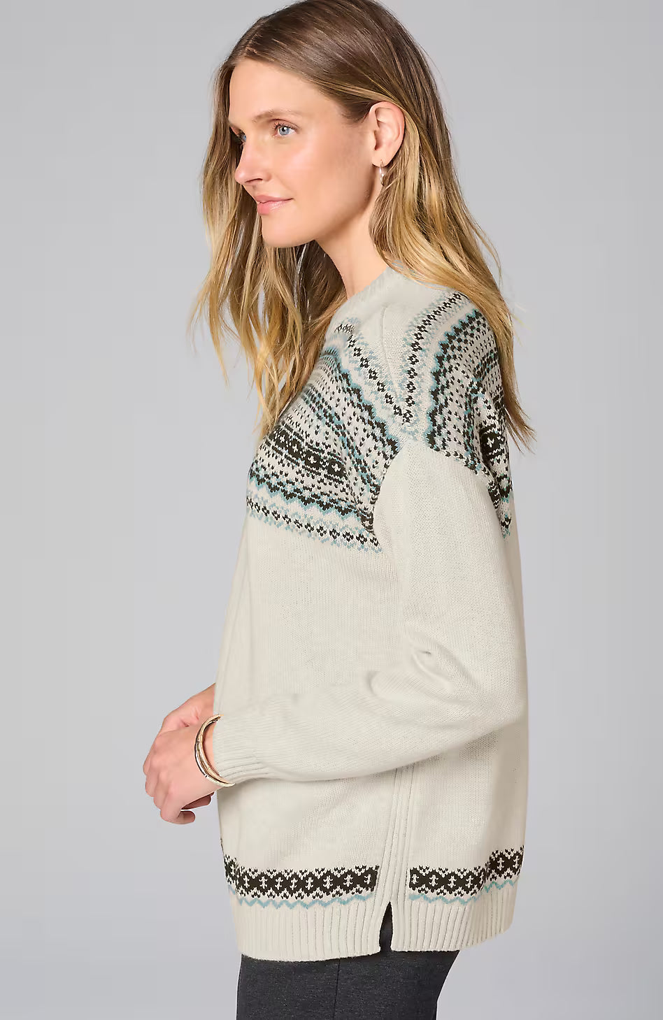 Relaxed Fair Isle Sweater