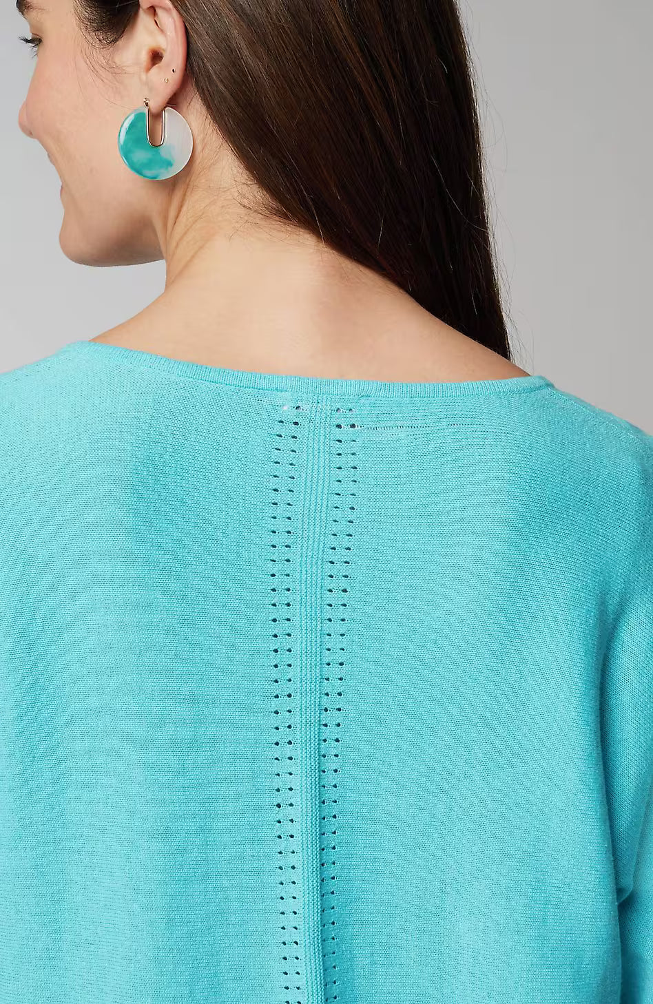 V-Neck Dolman Pullover Sweater