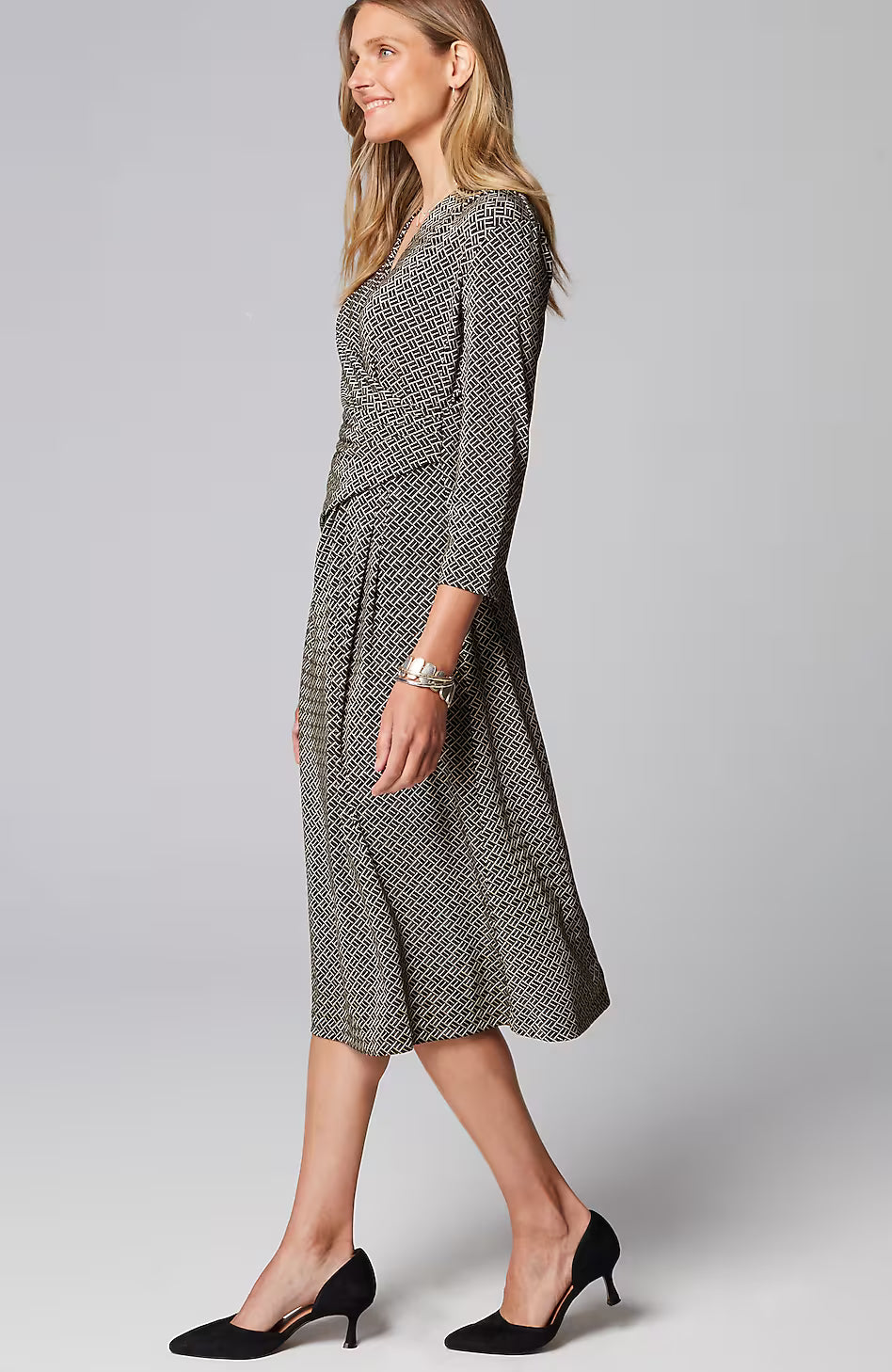 Wearever Side-Pleated Dress