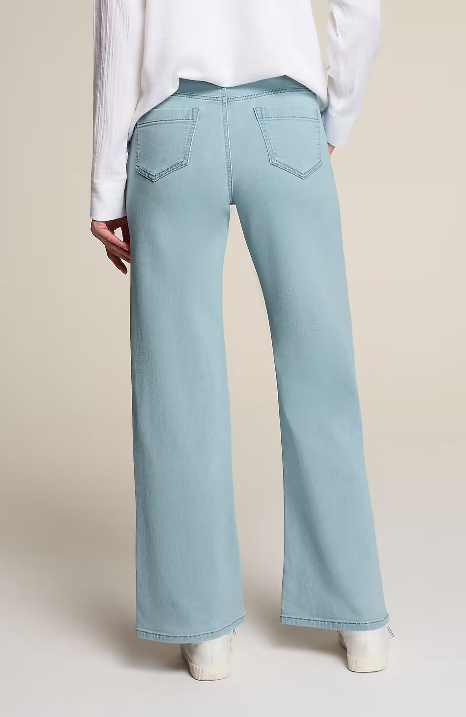 Pure Jill Soft Wide-Leg Jeans