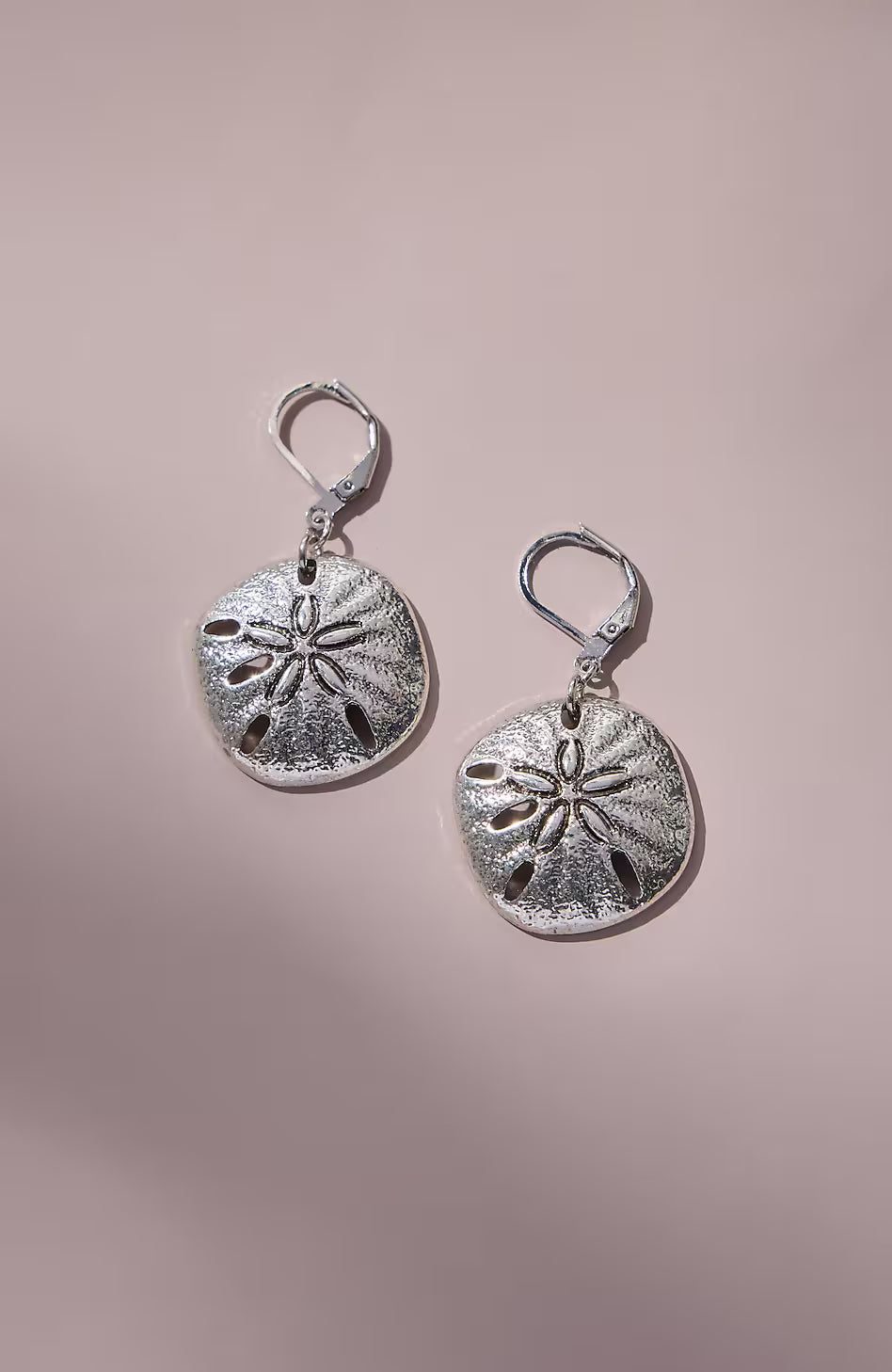 Under-The-Sea Sand Dollar Earrings