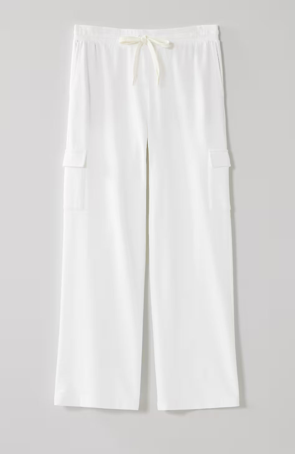 Fit French Terry Cargo Cropped Pants