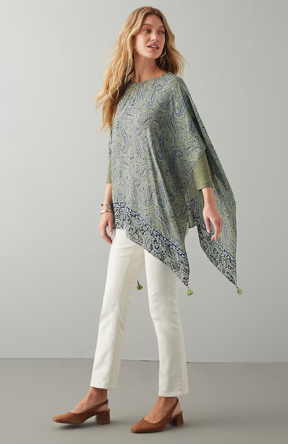 Soft Printed Poncho
