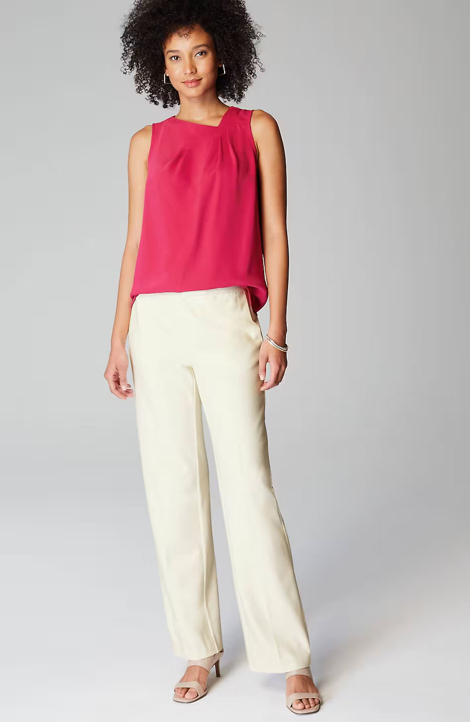 Wearever Polished-Knit Wide-Leg Trousers