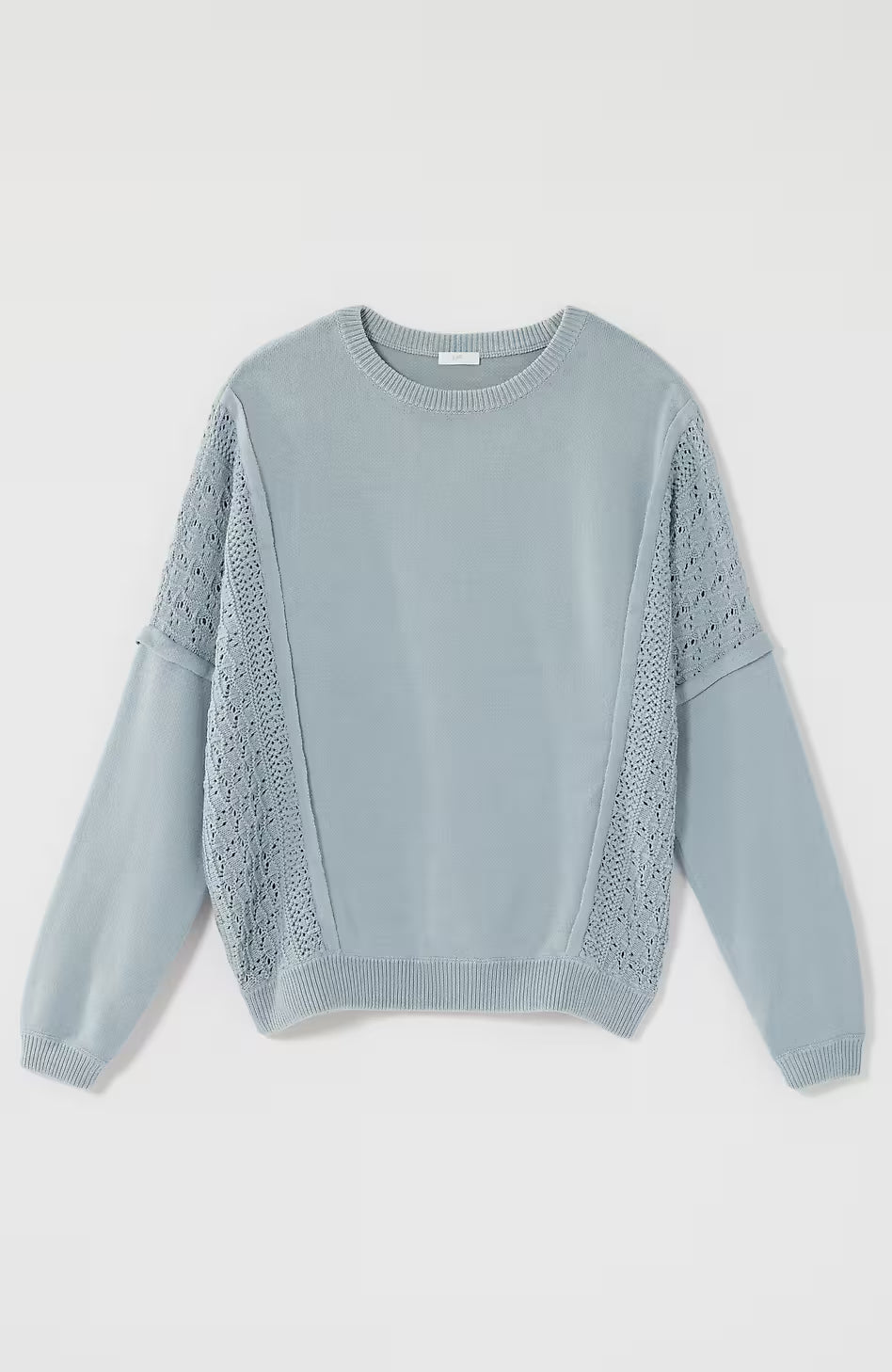 Pure Jill Stonewashed Textured Sweater