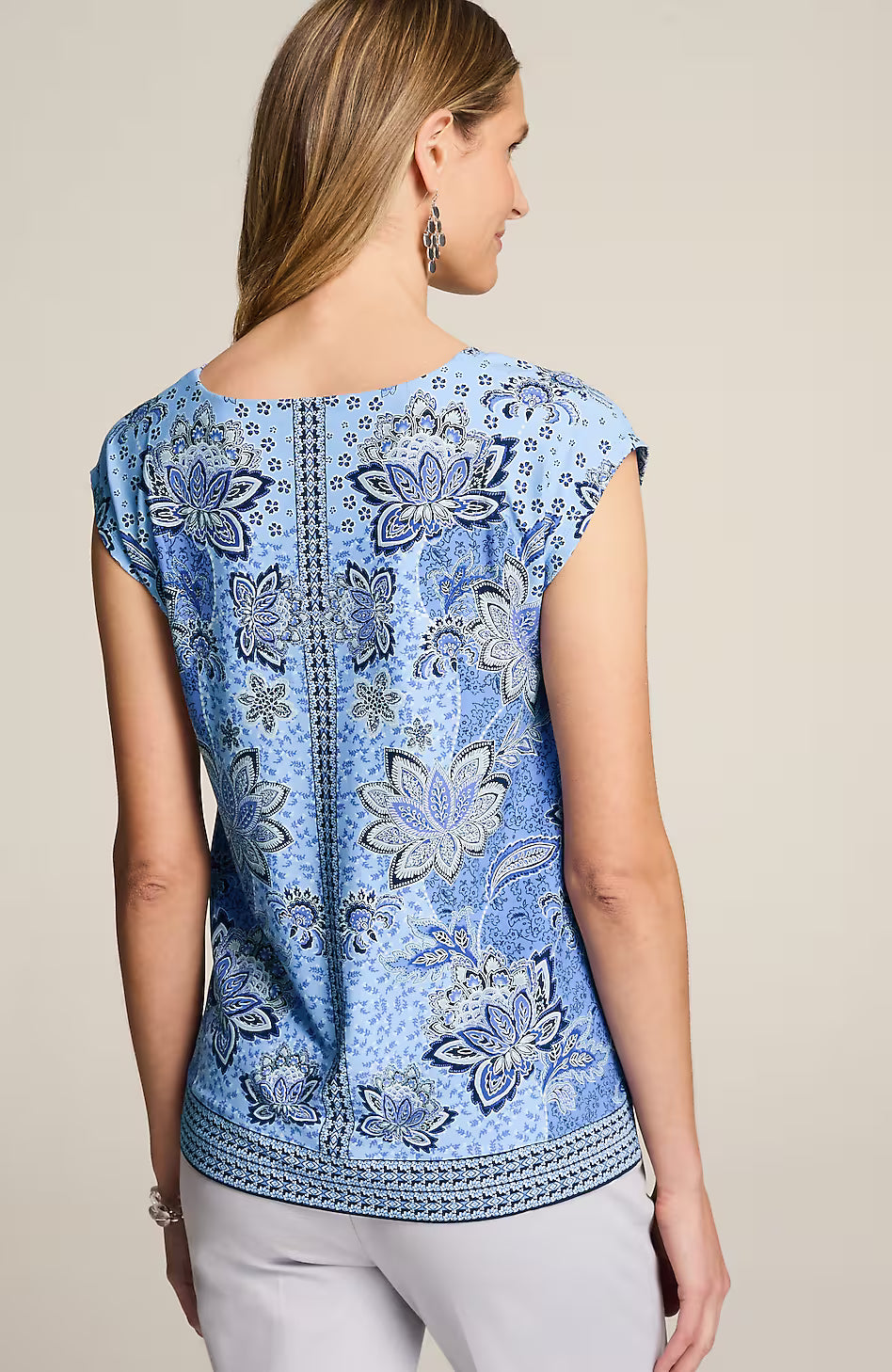 Wearever Placed-Print Border Top