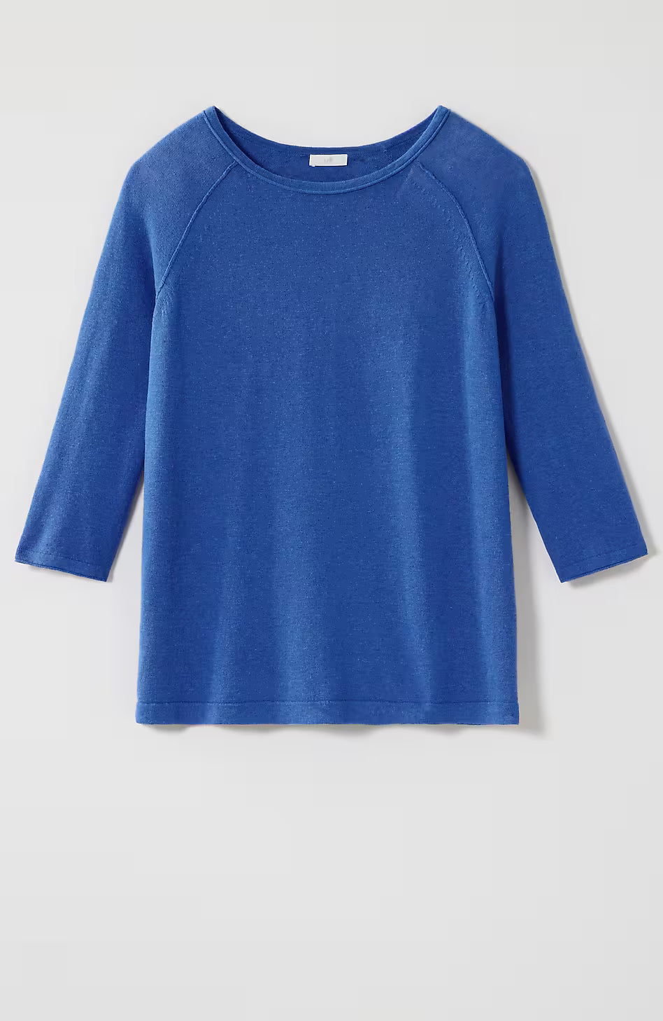 Linen-Blend Pullover Sweater
