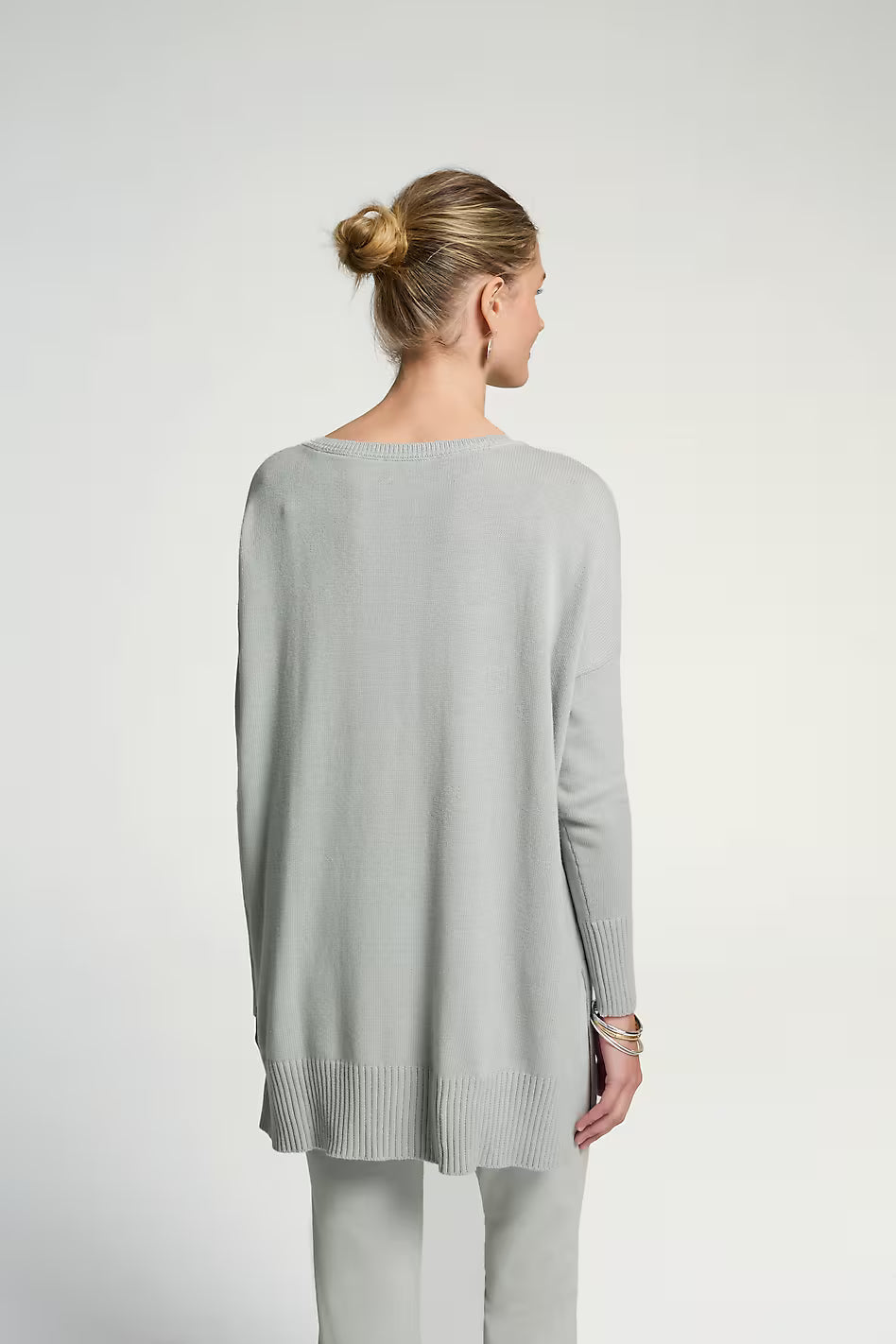 Pure Jill Patch-Pocket Sweater Tunic