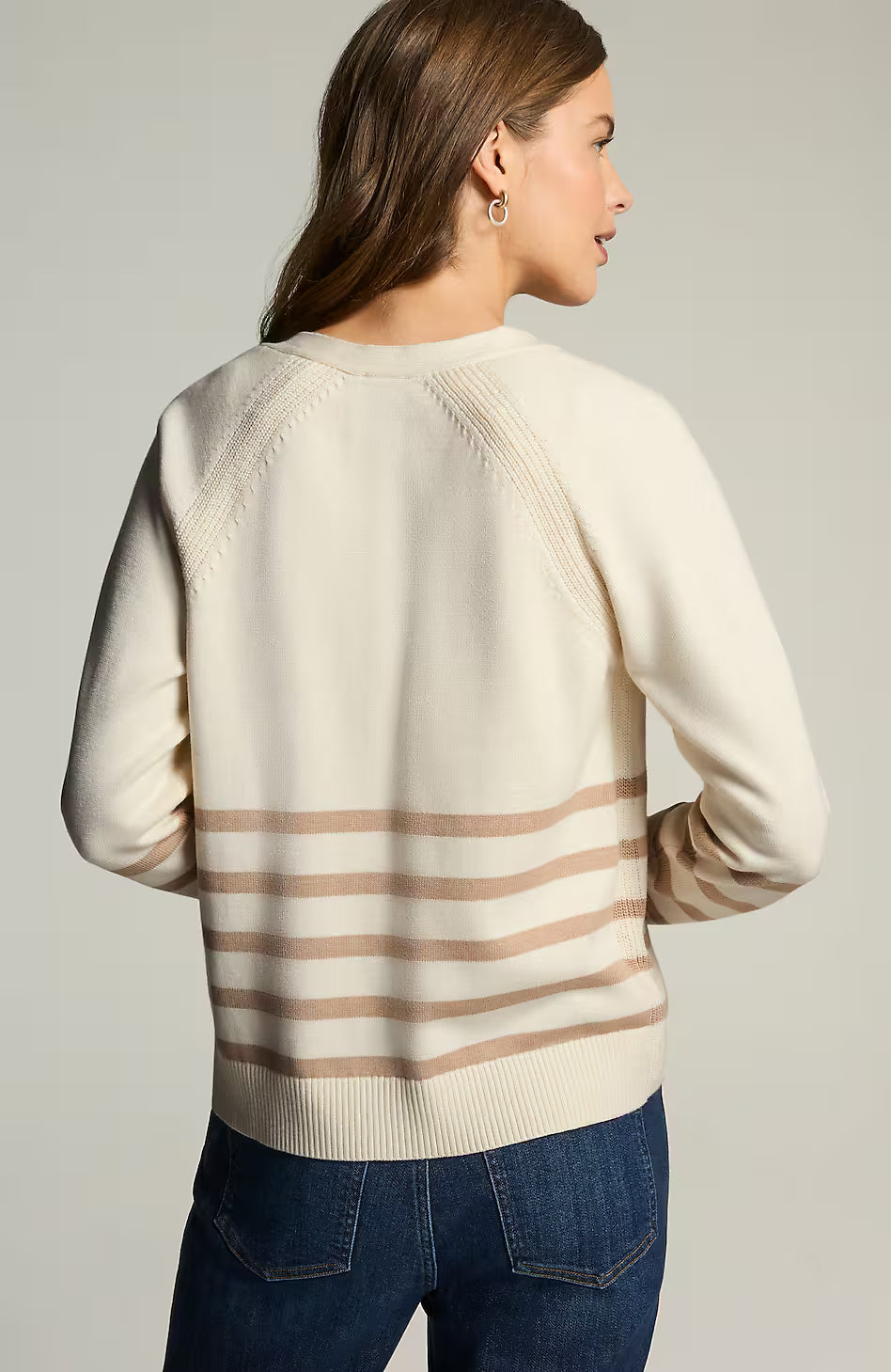 Rib-Textured Cardi