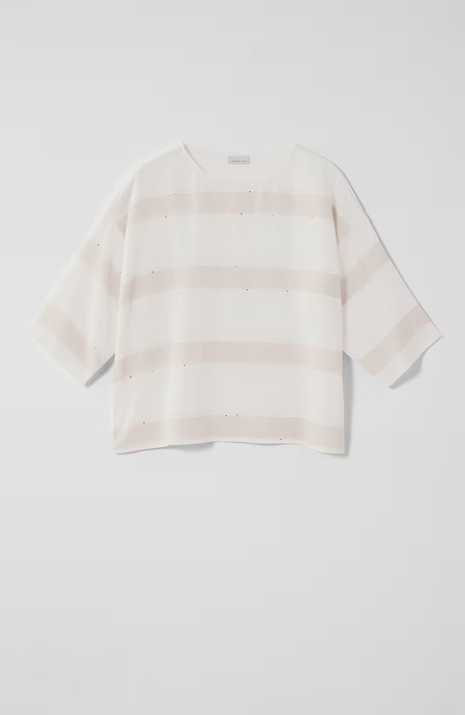 Pure Jill Sequin-Striped Top