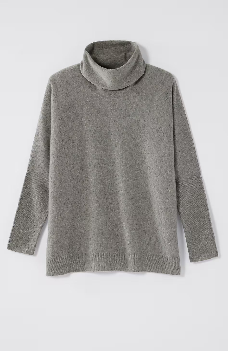 Pure Jill Scrunch-Neck Recycled-Cashmere Sweater