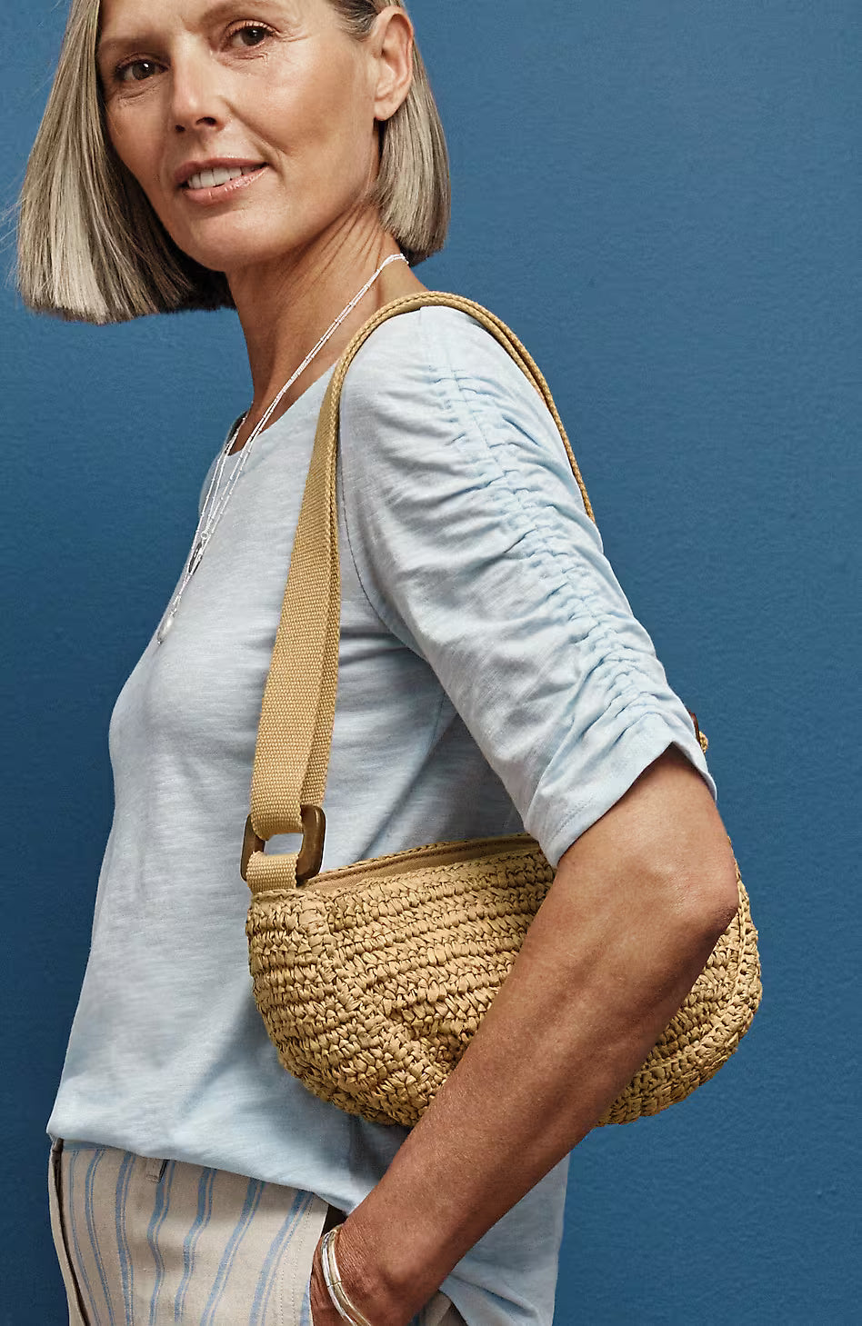 Crochet-Woven Sling Bag