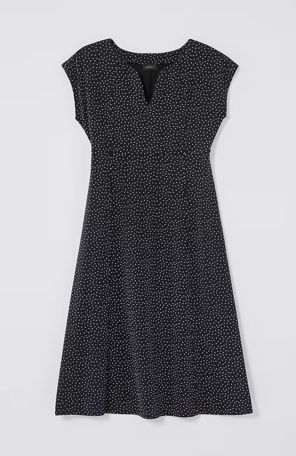 Wearever Seamed Split-Neck Dress