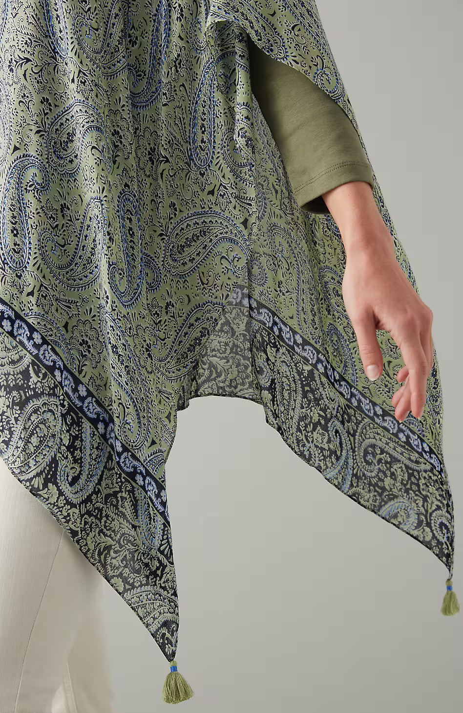 Soft Printed Poncho