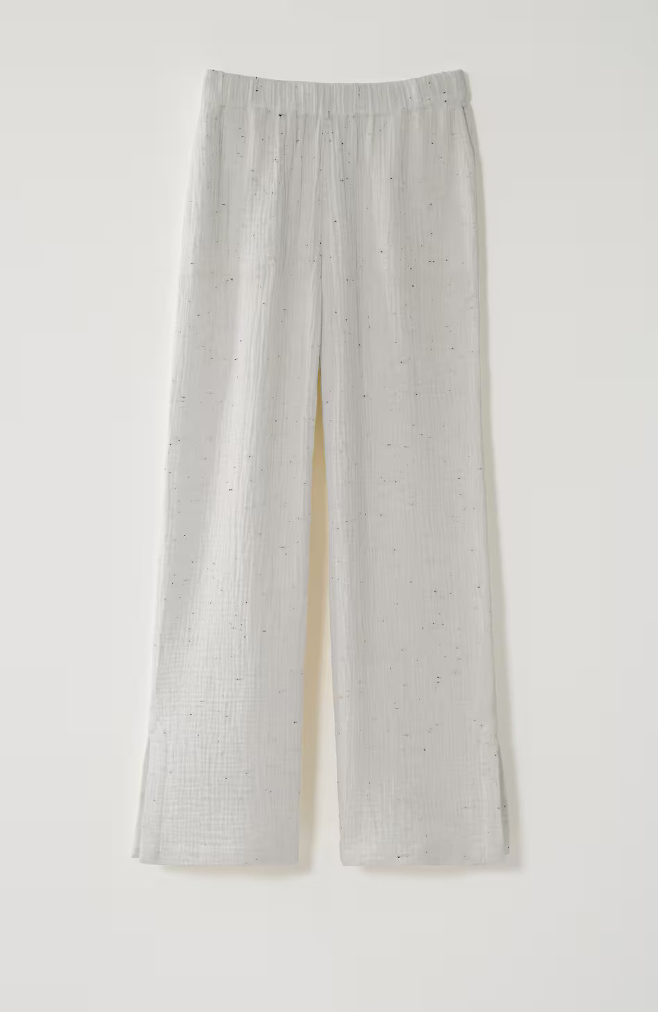 Pure Jill Textured Cotton-Gauze Pants
