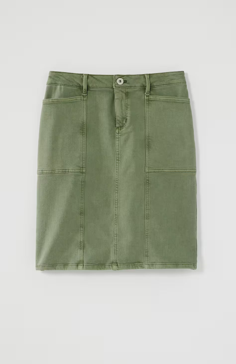 Denim Utility Skirt