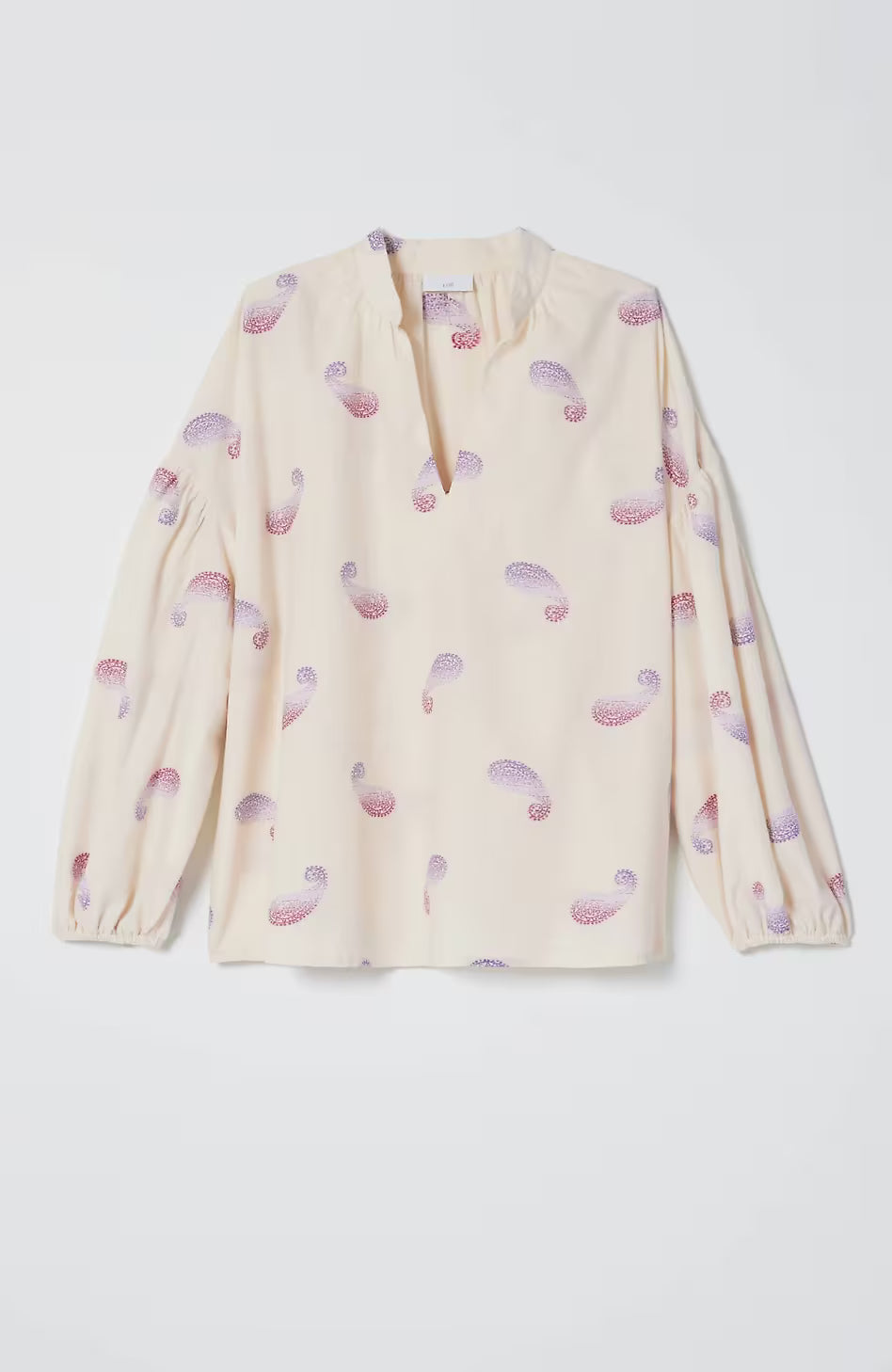 Oversized Split-Neck Top