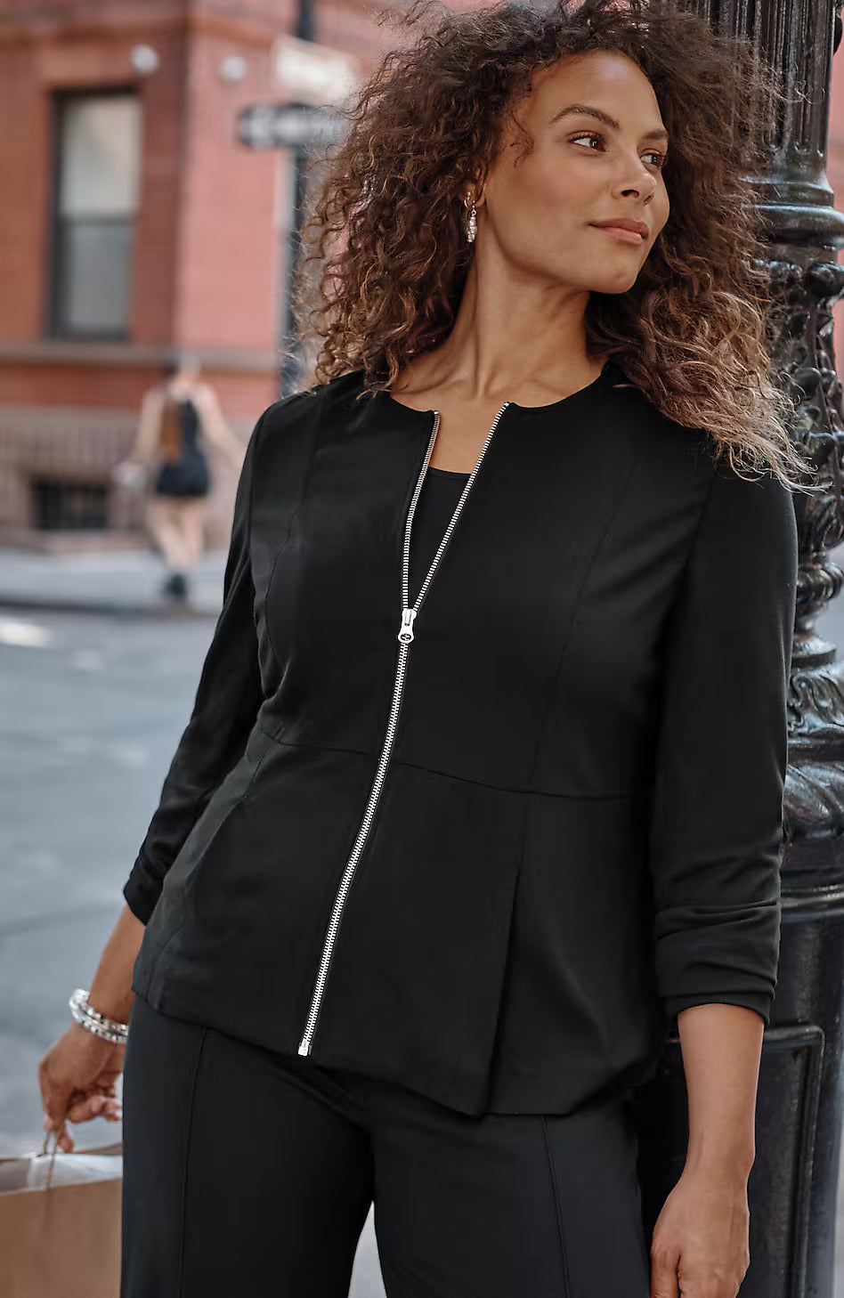 Wearever Double-Face Jersey Zip Jacket