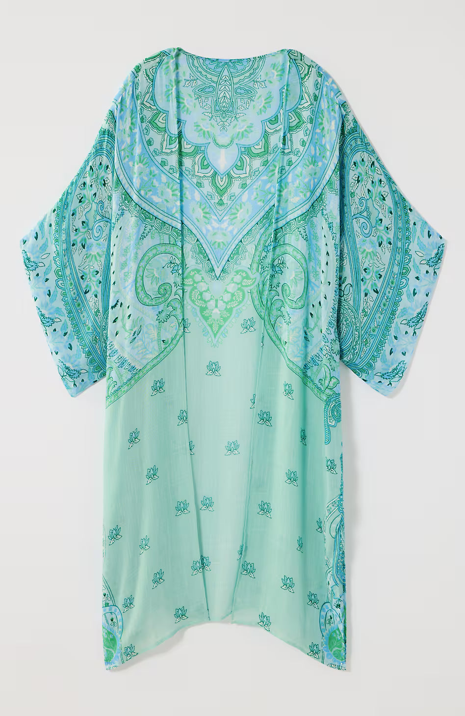 Placed Paisley Duster
