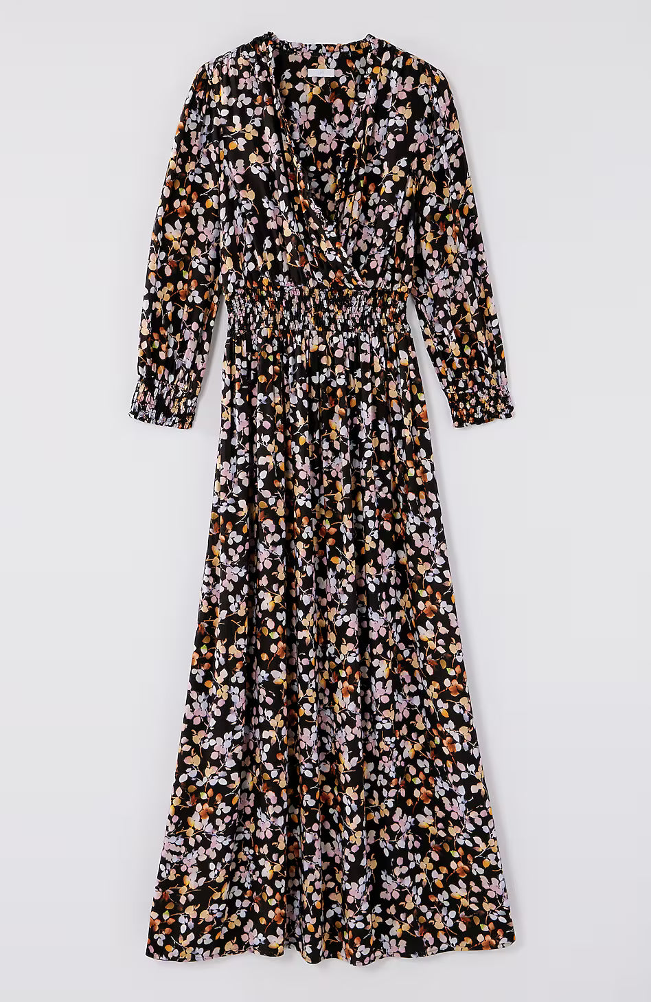 Smocked Sateen Dress