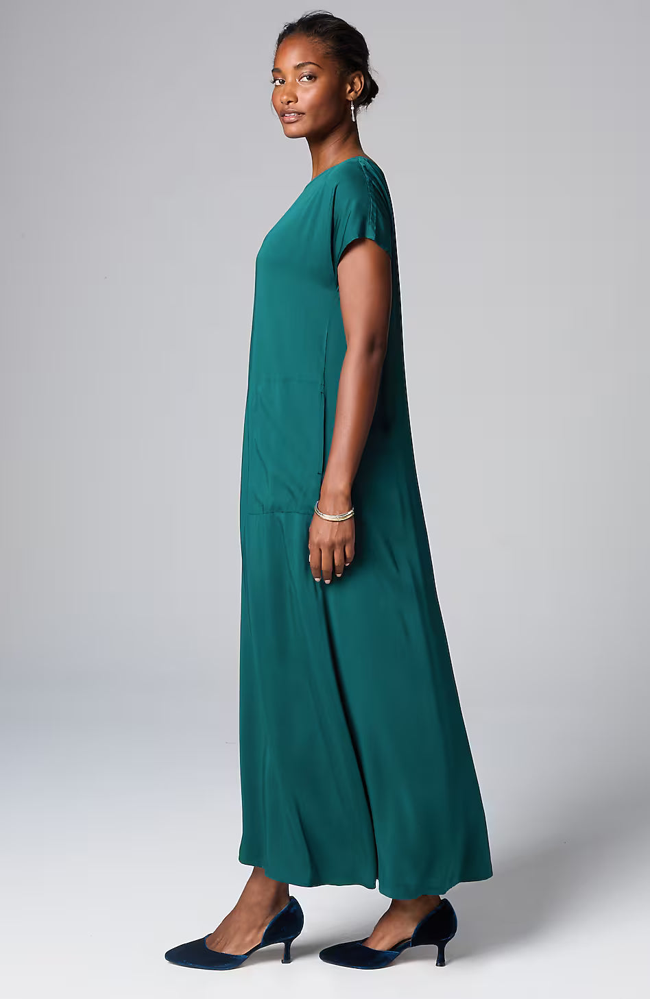 Pure Jill Ecovero™ Satin Maxi Dress