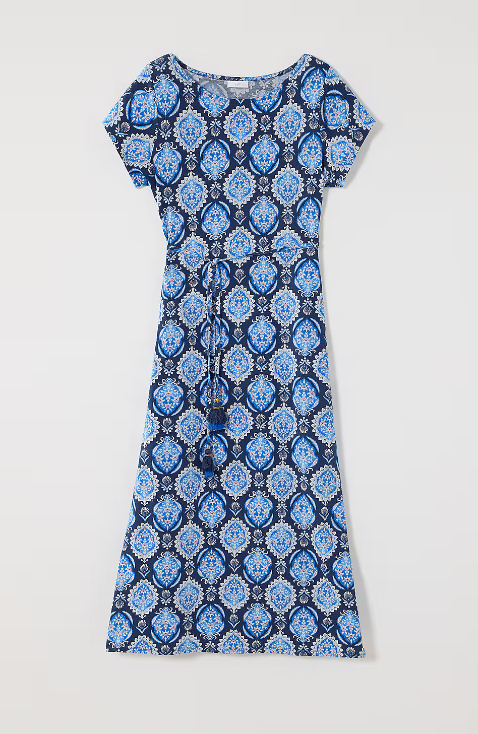 Cap-Sleeve Maxi Dress
