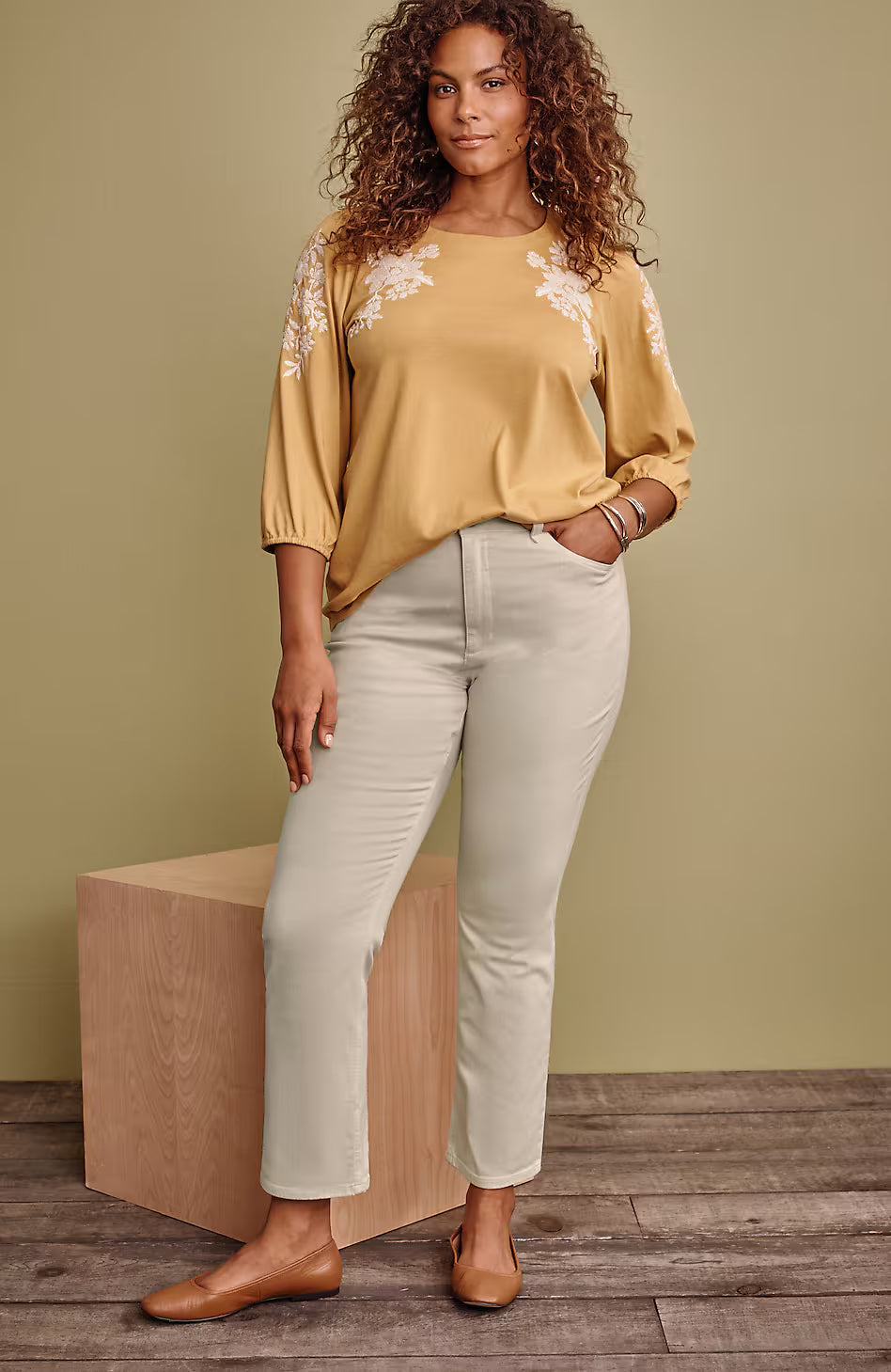 High-Rise Demi-Boot Ankle Jeans