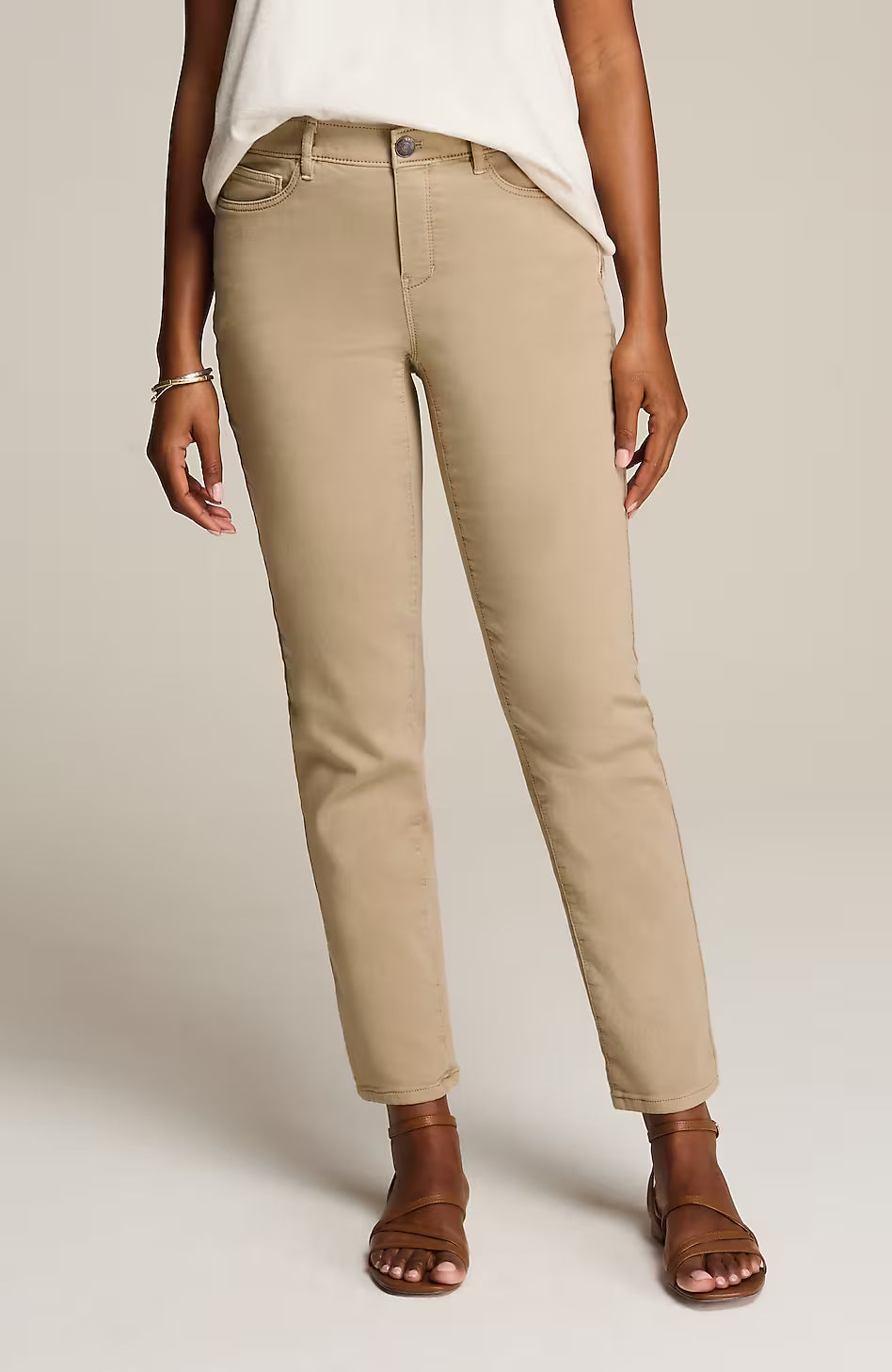 Pure Jill Soft Slim-Leg Jeans