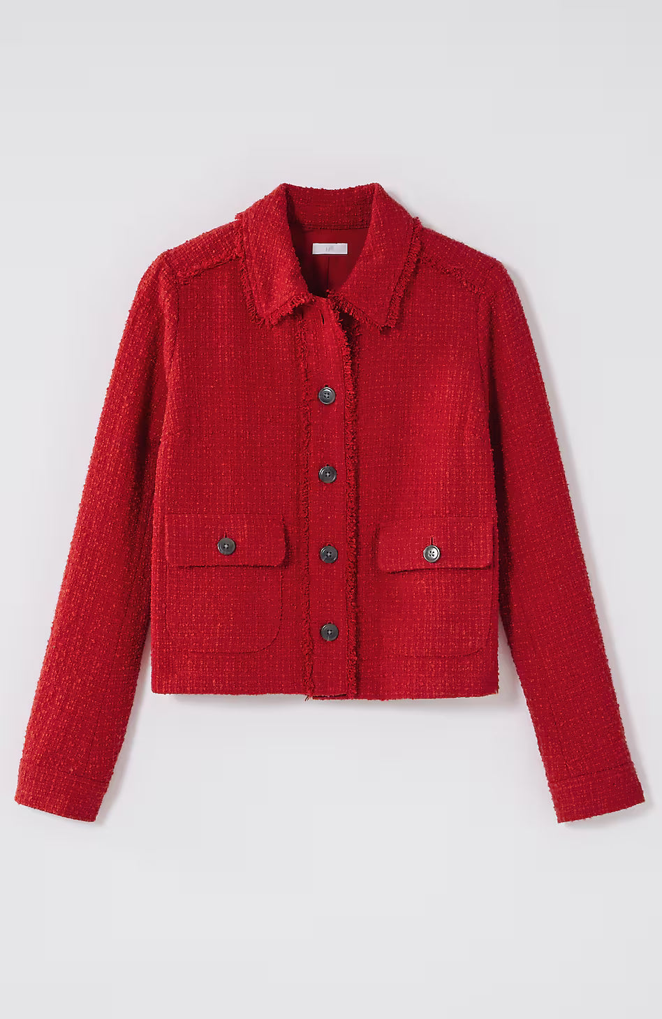 Textured-Tweed Jacket
