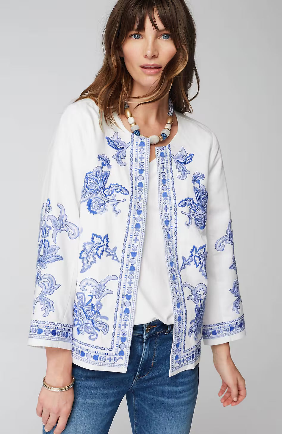 Lightweight Embroidered Jacket