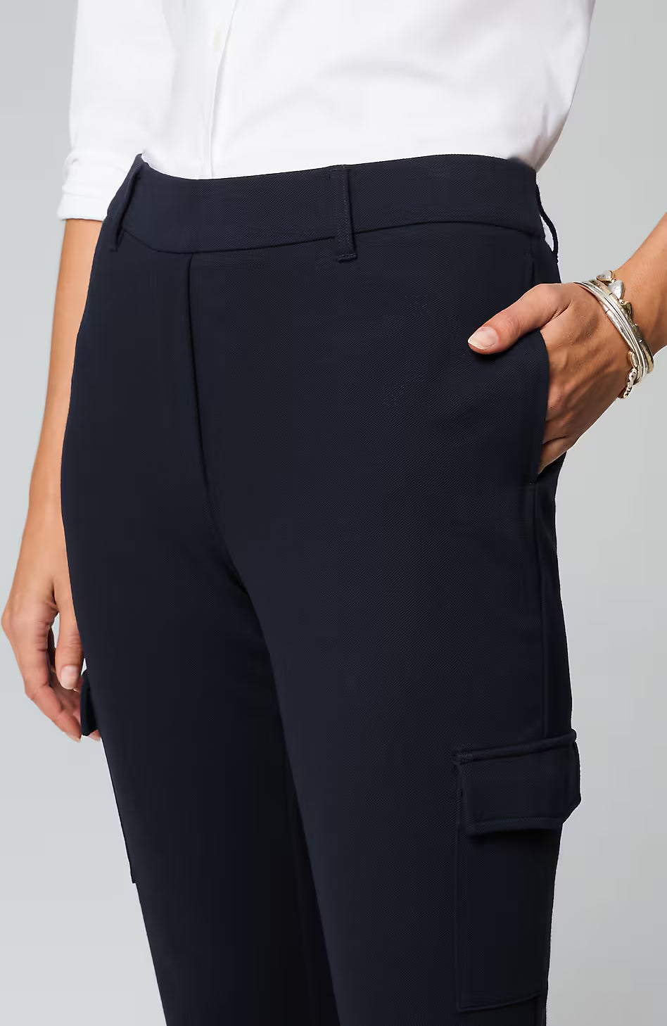 Knit Cargo Pants