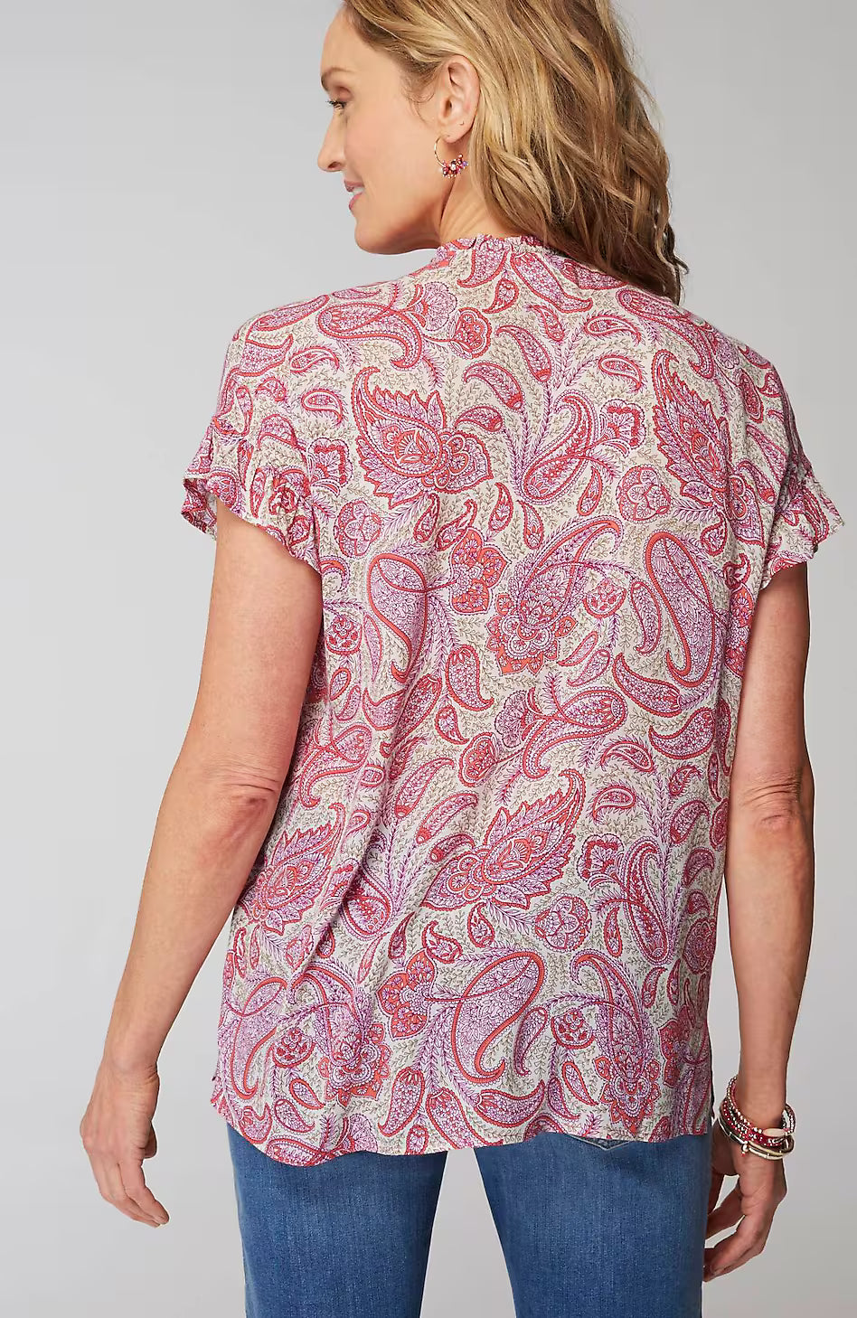 Relaxed Ruffle Top
