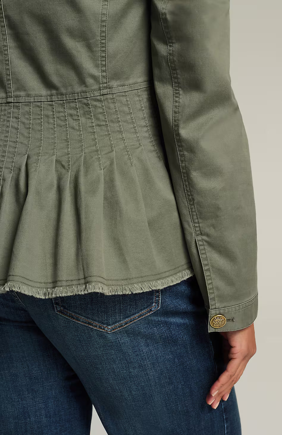 Military Peplum Jacket