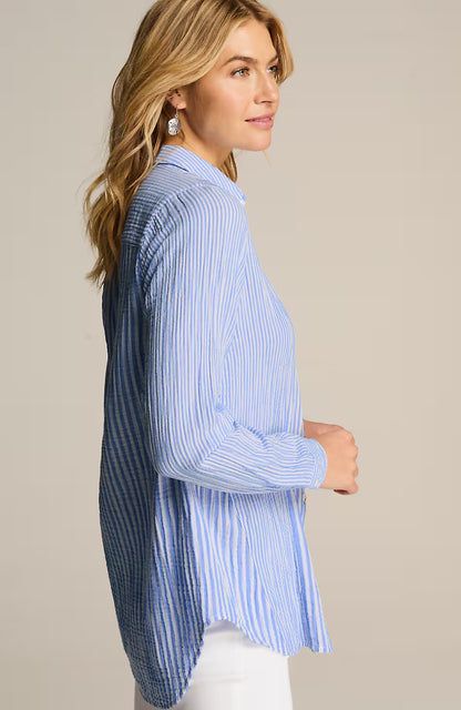 Cotton-Gauze A-Line Tunic
