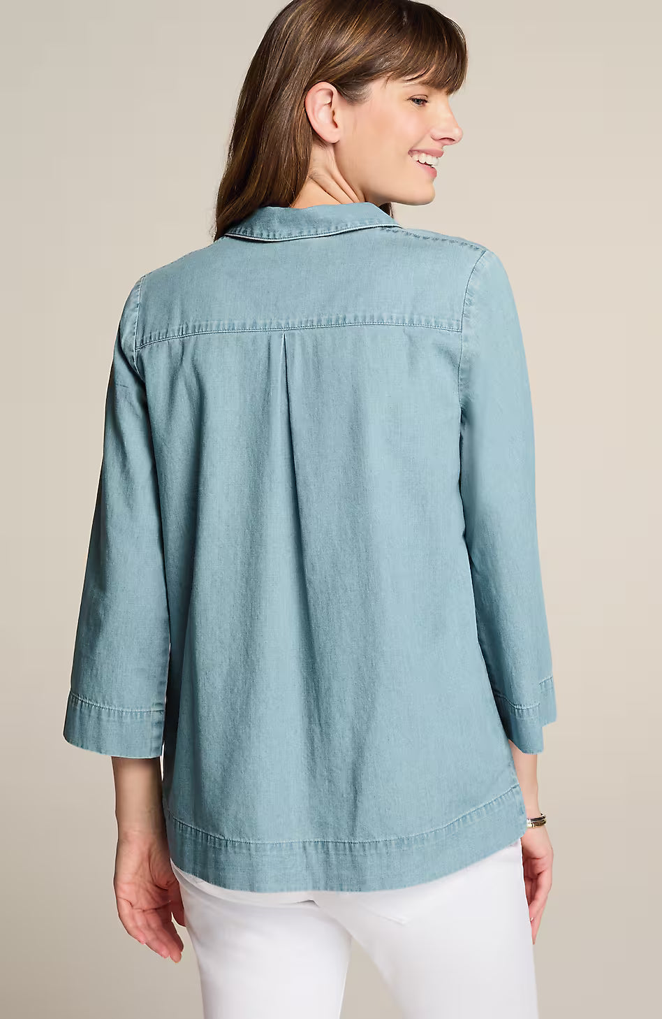 Indigo Collared Popover