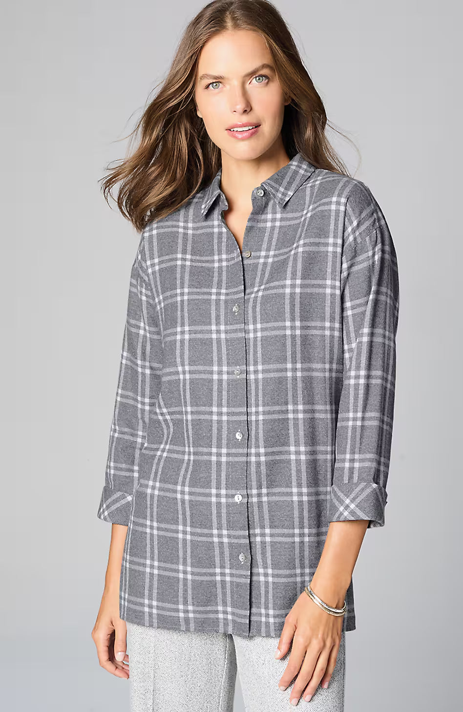 Cozy Plaid Tunic