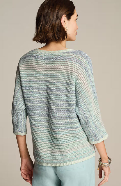 Pure Jill Multicolored Textured Sweater