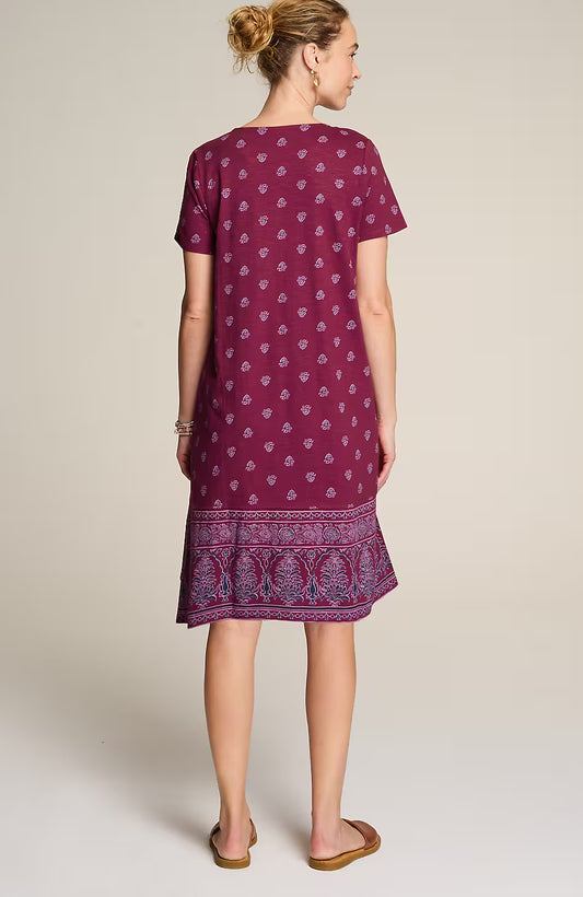 Pure Jill Slub-Knit Dress