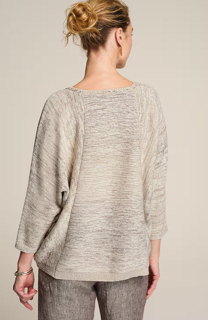 Pure Jill Textured Space-Dyed Sweater