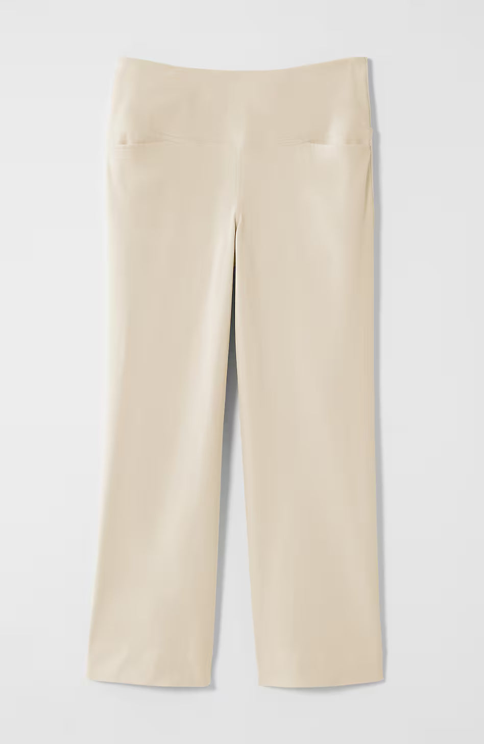 Wearever Smooth-Fit Cropped Wide-Leg Knit Jeans