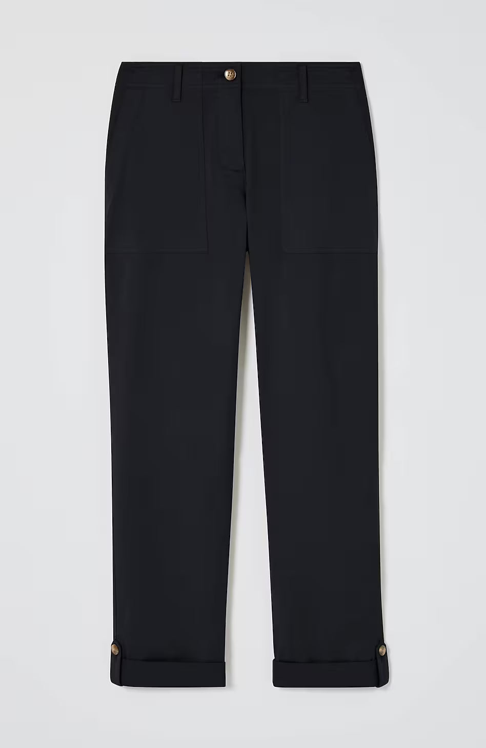 Pima-Stretch Straight-Leg Chino Pants