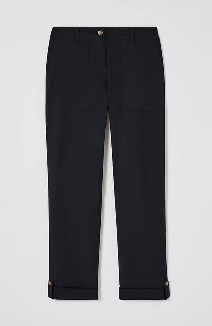 Pima-Stretch Straight-Leg Chino Pants
