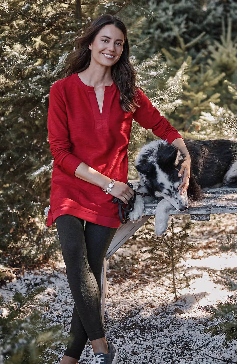 High-Rise Ponte Knit Leggings