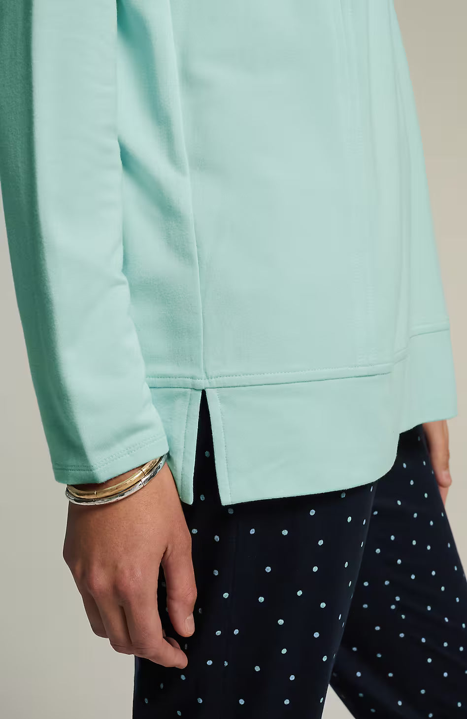 Seamed Hoodie Tunic